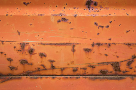 Rusty red metal background texture.の写真素材
