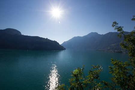 Lake Lucerne on a beautiful sunny day
