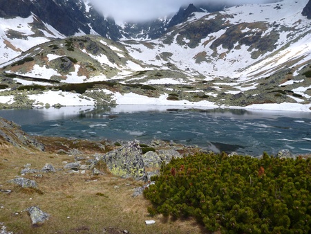 Tatry mountains in Slovakia in the spring time