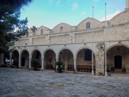 saint lazarut church in larnaka in cyprusの写真素材