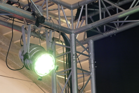 light and a shadow of  stage reflectorの写真素材