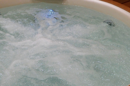 a simple texture of a rippling waterの写真素材