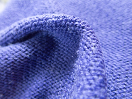 close detail of a colorful textile fabric for fashion clothes