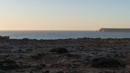 old fort at the atlantic coast in sagres in portugal algerveのeditorial素材