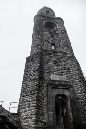 a structure of a high touristic lookout towerの写真素材