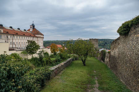 histirical city of Znojmo in southern moravia in czech republicのeditorial素材