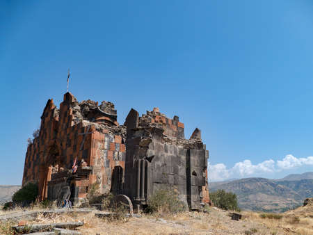 ruim of temple havuts tar in chosrov reservation in armeniaの写真素材