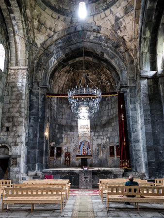 beautiful mysterious sanahin monastery in alaverdi armenia