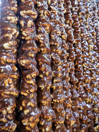 detail of traditional Georgian sweet delight