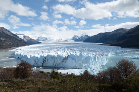 beautiful amazing perito moreno glacier in argentina patagonia
