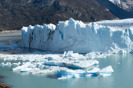 beautiful amazing perito moreno glacier in argentina patagonia
