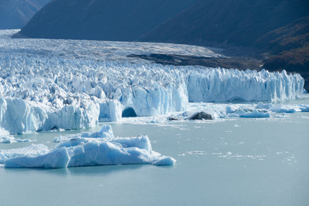 beautiful amazing perito moreno glacier in argentina patagonia
