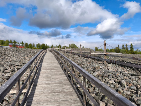 Froa gruva old copper mine in sweden tourist attractionの写真素材