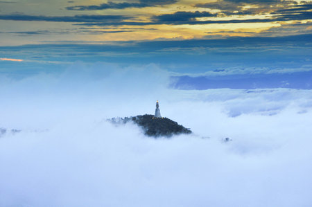 Mountain road at Thailandの写真素材