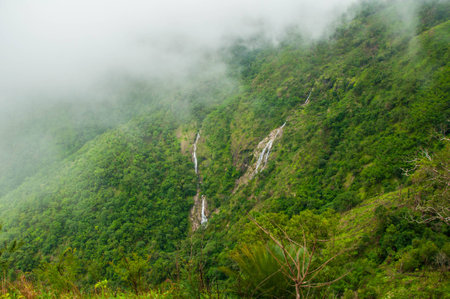 Waterfall at thailandの写真素材