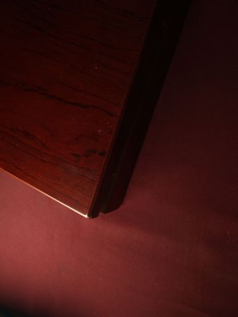 Mystery Lacquered box on textile bacground        の写真素材