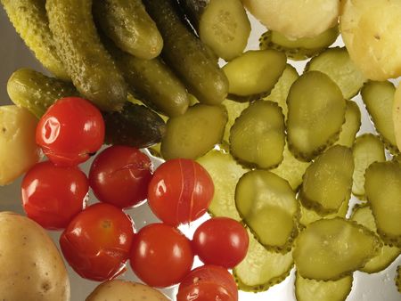 Traditional picklesの写真素材