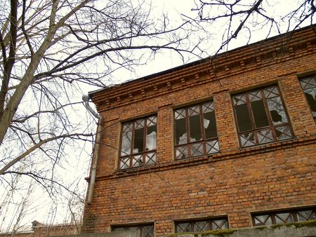 Old destroing industrial building      の写真素材