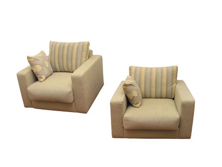 Set of chairs isolated     の写真素材