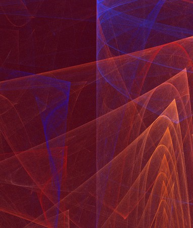 Orange mood - Computer generated fractal bacground の写真素材