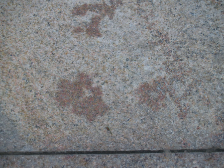 Closeup of a surface of textured stoneの写真素材