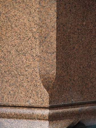 detail of architectural granite decorの写真素材