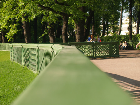 tranquil scene in summer parkの写真素材