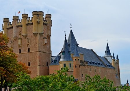 Spain Segovia Real Alcazarの写真素材