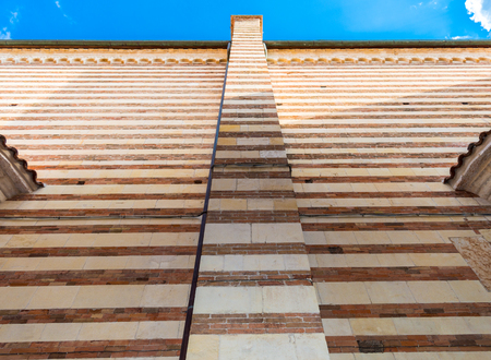 Verona is a city straddling the Adige river in Veneto, northern Italyの写真素材