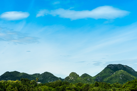 Mountain valley view in Thailandの写真素材