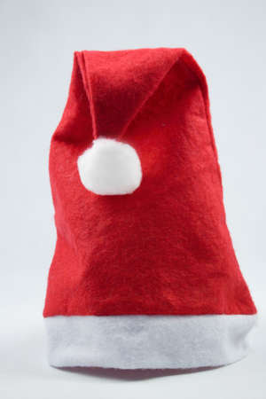 Santa Claus hat isolated on white background. Merry Christmas.Symbol of Christmas known around the world.の写真素材
