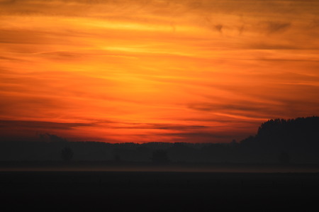 Sunrise sceneryの写真素材