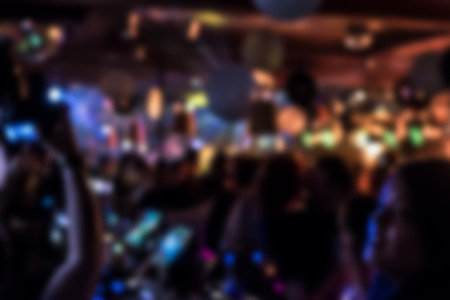 Abstract image of a partyの写真素材