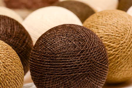 Wool ballsの写真素材