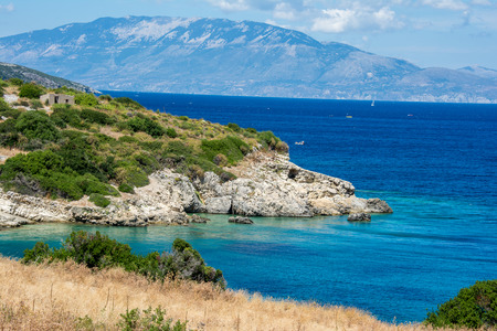 Coastline of Zakynthos, Greeceの写真素材