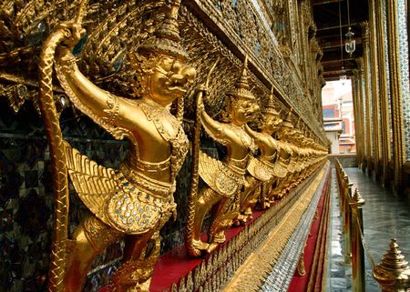 Temple of the Emerald Buddha in Thailandの写真素材