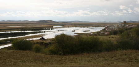 he Ruoergai Prairie-one of the three largest wetland in Chinaの写真素材