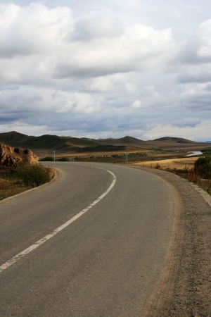 the Ruoergai Prairie-one of the three largest wetland in Chinaの写真素材