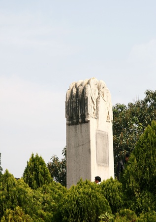 Qianling Mausoleum in Xi an, Chinaの写真素材