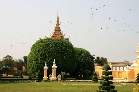 Royal Palace-the scenery of Cambodiaのeditorial素材