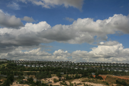 the landscape in vietnamの写真素材