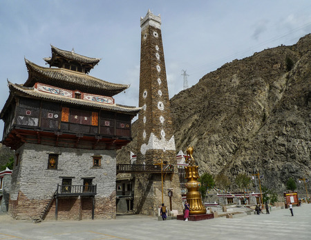 the stockade in sichuan,china
