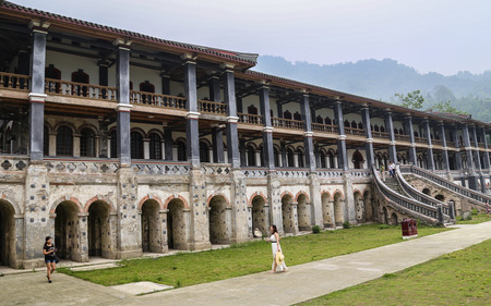 annunciation seminary in bailu town,sichuan,chinaのeditorial素材