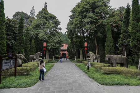 yongling museum in chengdu,chinaのeditorial素材