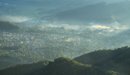 the landscape  in pokhara,nepal