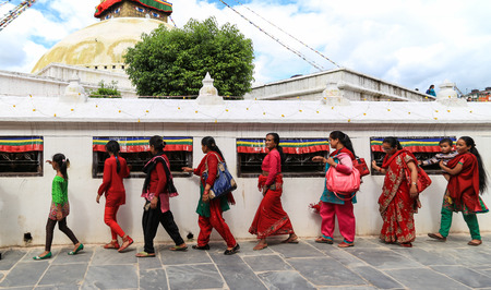 boudhananth in kathmandu,nepalのeditorial素材