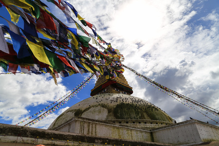 boudhananth in kathmandu,nepalの写真素材