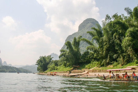the landscape in guilin, chinaのeditorial素材