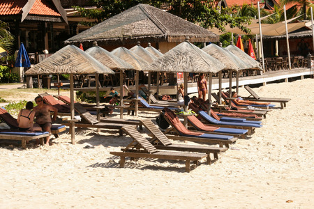 Beach at Pulau Redang, Malaysiaのeditorial素材