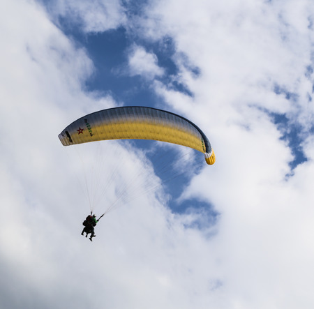 Paraglidingのeditorial素材